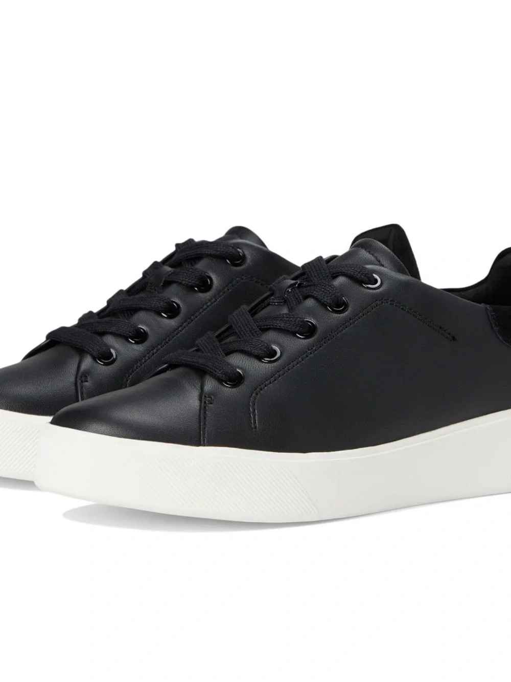 Naturalizer Morrison 2.0 Black Leather Sneakers Women’s Size 8W 8 Wide